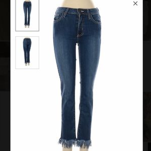 Just Black Fringe Dark Wash Jeans